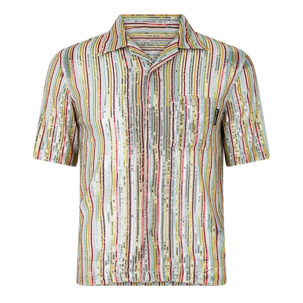 Palm Angels Rnbw Bwlng Shrt - Multi